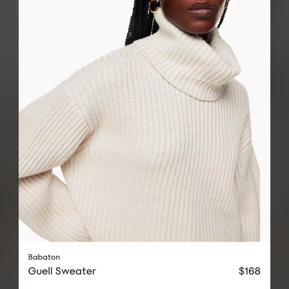 Babaton Guell Sweater (S) in Heather Birch (BNWT) - Picture 4 of 7